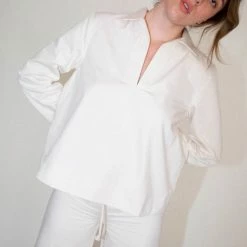 Clothing Baserange Onda Shirt In Undyed