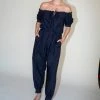 Caron Callahan Carmen Jumpsuit In Licorice Clothing