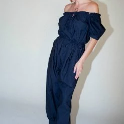 Caron Callahan Carmen Jumpsuit In Licorice Clothing