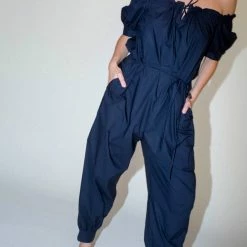Caron Callahan Carmen Jumpsuit In Licorice Clothing