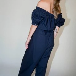Caron Callahan Carmen Jumpsuit In Licorice Clothing