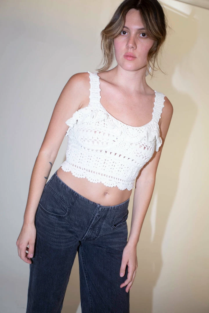 Top 10 𧨠Sea NY Rylee Crochet Crop Top In Cream π 3 Sea NY Rylee Crochet Crop Top In Cream