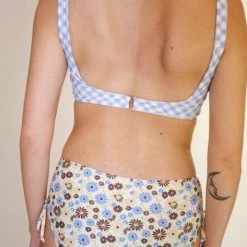 No.6 Cyd Bottom In Yellow/Blue Daisies Swimwear