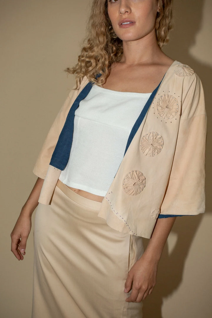 Flash Sale π Milena Silvano Suede Kimono In Pink Jackets β 8 Milena Silvano Suede Kimono In Pink Jackets