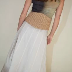 Paloma Wool Levete Top/Belt In Sand Clothing