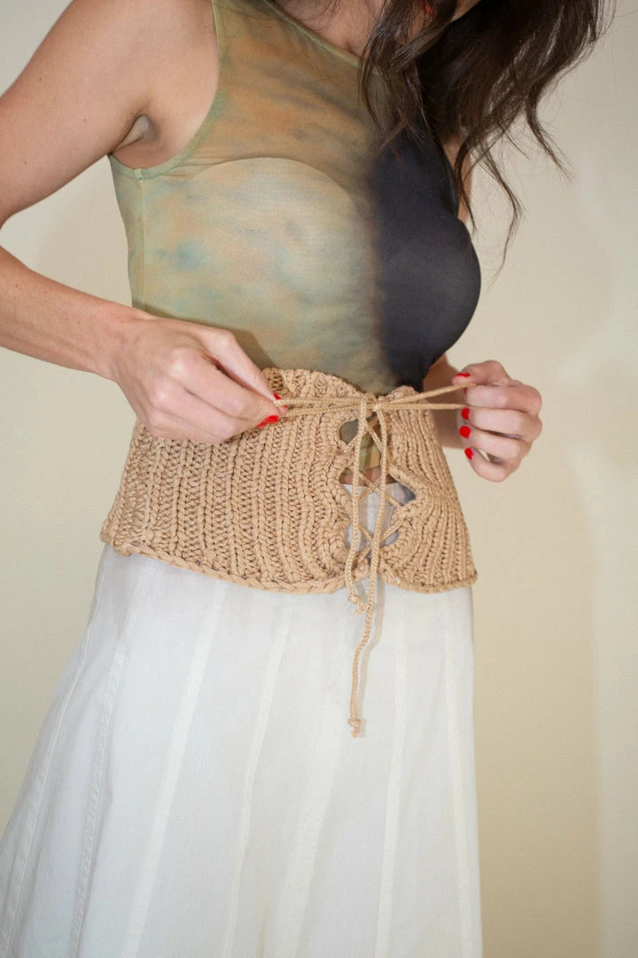 New π Paloma Wool Levete Top/Belt In Sand Clothing π 6 Paloma Wool Levete Top/Belt In Sand Clothing