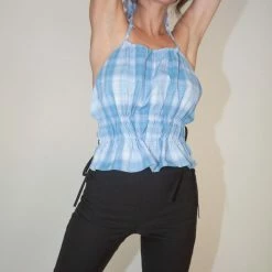 Paloma Wool Anouk Top In Soft Blue