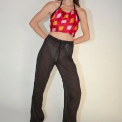 Clothing 100% Silk Carpathia Top In Pomegranate