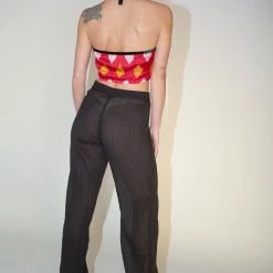 Clothing 100% Silk Carpathia Top In Pomegranate