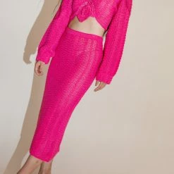 Clothing Mozh Mozh Shiraz Skirt In Pink