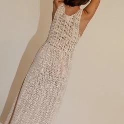 Mozh Mozh Shiraz Midi Dress In Ivory Clothing