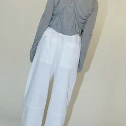 Paris Georgia Enzo Track Pant In White Clothing