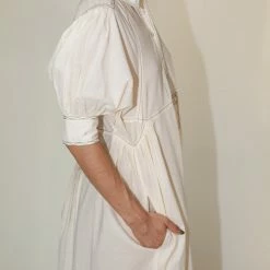 Clothing Caron Callahan Zora Dress In Cream