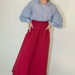 Clothing Caron Callahan Verses Shirt In Blue Gingham