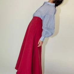 Clothing Caron Callahan Verses Shirt In Blue Gingham