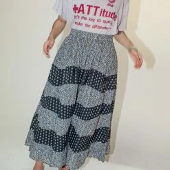 Sea NY Pascala Print Skirt In Black Clothing