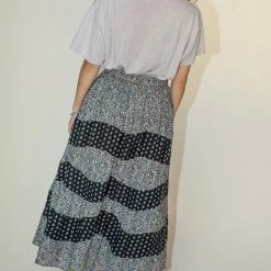 Sea NY Pascala Print Skirt In Black Clothing