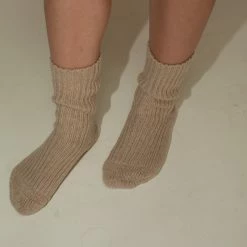 Baserange Mea Socks In Camel