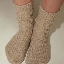 Baserange Mea Socks In Camel