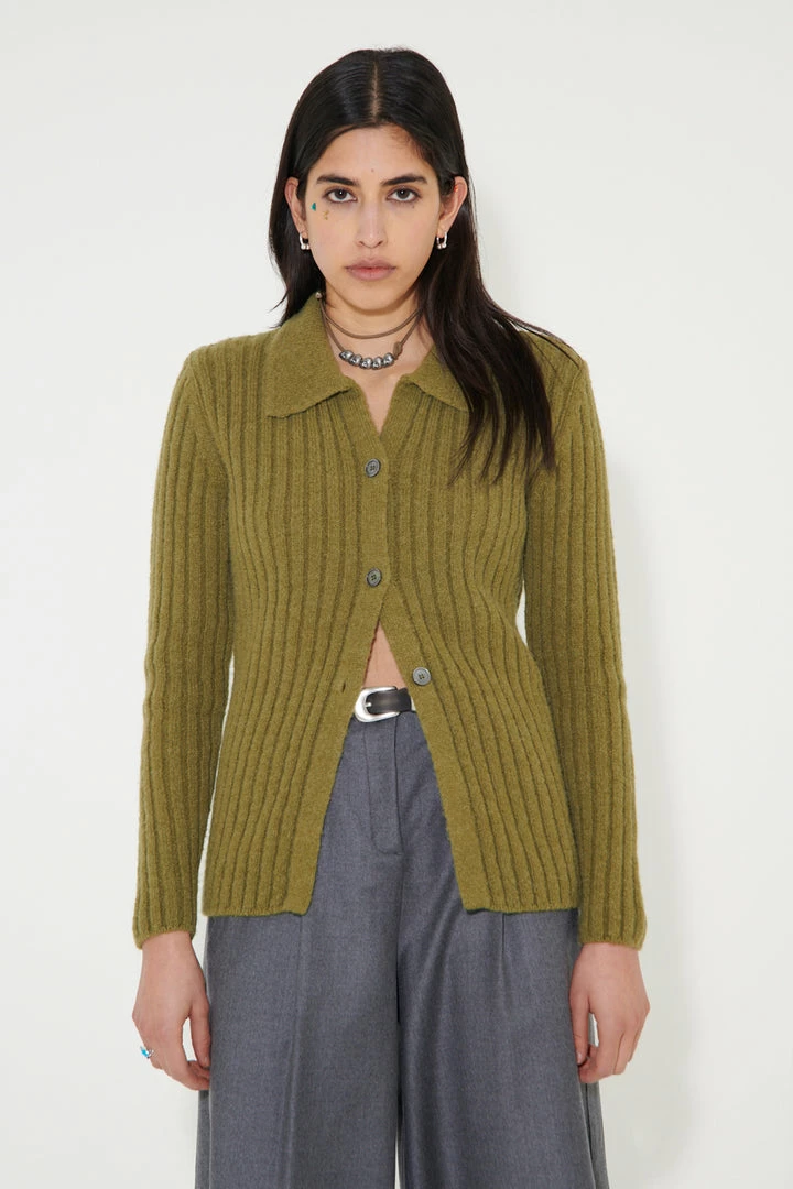 Promo βοΈ Our Legacy Fine Polo In Swamp Green Alpaca Clothing π₯° 3 Our Legacy Fine Polo In Swamp Green Alpaca Clothing