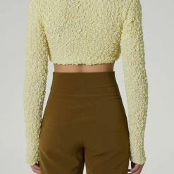 Clothing Paris Georgia Popcorn Crop Top In Butter
