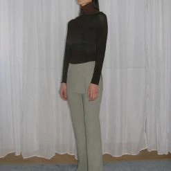 Paloma Wool Archive Pant In Light Khaki Green Clothing