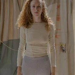 Clothing Baserange Omato Long Sleeve Top In Undyed