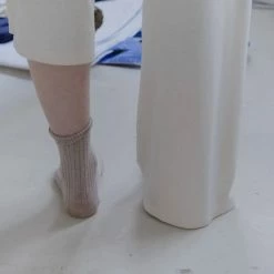 Accessories Baserange Rib Ankle Socks In Marron Melange