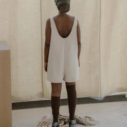 Baserange Tank Romper In Undyed