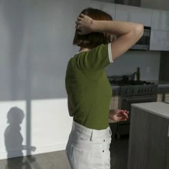 Vivien Ramsay Sunny Cut Off Shorts In Bone Clothing