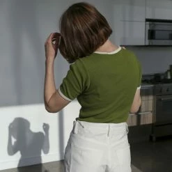 Vivien Ramsay Sunny Cut Off Shorts In Bone Clothing