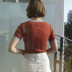 Vivien Ramsay Sunny Cut Off Shorts In Bone Clothing