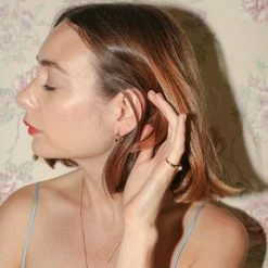 Jewelry J. Hannah Form Hoops II In Yellow Gold