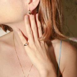 Jewelry J. Hannah Form Hoops II In Yellow Gold