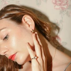 Jewelry J. Hannah Form Hoops II In Yellow Gold