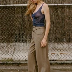 Maryam Nassir Zadeh Toledo Trousers In Foothills Clothing