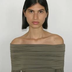 Clothing Paloma Wool Picara Top In Light Khaki Green